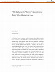 Research paper thumbnail of “The Reluctant Pilgrim:” Questioning Belief After Historical Loss