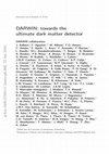 Research paper thumbnail of DARWIN: towards the ultimate dark matter detector