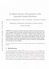 Research paper thumbnail of An efficient estimator of the parameters of the Generalized Lambda Distribution