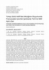 Research paper thumbnail of Türkçe Sözlü Hafif Batı Müziğinin Oluşumunda Fransızcadan Çevrilen Şarkılarda ‘Yerli Ve Millî Aşk’a Dair