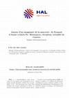 Research paper thumbnail of Autour d'un imaginaire de la pauvreté : de François d'Assise à Dario Fo. Résonances, réception, actualité de l'ancien