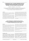 Research paper thumbnail of A preliminary study of enamel remineralization by dentifrices based on Recalden (CPP-ACP) and Novamin (calcium-sodium-phosphosilicate)