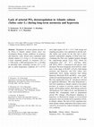 Research paper thumbnail of Lack of arterial PO2 downregulation in Atlantic salmon (Salmo salar L.) during long-term normoxia and hyperoxia