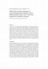 Research paper thumbnail of Moult and autumn migration of non-breeding Fennoscandian Lesser White-fronted Geese <i>Anser erythropus</i> mapped by satellite telemetry