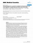 Research paper thumbnail of N-acetyltransferase 8, a positional candidate for blood pressure and renal regulation: resequencing, association and in silico study