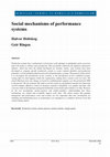 Research paper thumbnail of Social mechanisms of performance systems