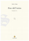 Research paper thumbnail of Fine dell'inizio