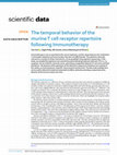 Research paper thumbnail of The temporal behavior of the murine T cell receptor repertoire following Immunotherapy