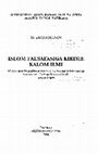 Research paper thumbnail of Introduction to Islamic Philosophy: Kalam