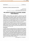 Research paper thumbnail of Influence of Biofuels on Diesel Engine Performance