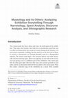 Research paper thumbnail of Museology and Its Others: Analyzing Exhibition Storytelling Through Narratology, Space Analysis, Discourse Analysis, and Ethnographic Research