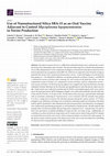 Research paper thumbnail of Use of Nanostructured Silica SBA-15 as an Oral Vaccine Adjuvant to Control Mycoplasma hyopneumoniae in Swine Production