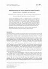 Research paper thumbnail of Multi-dimensional role of trust in Internet banking adoption