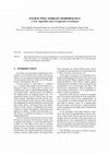 Research paper thumbnail of EXTRACTING TERRAIN MORPHOLOGY - A New Algorithm and a Comparative Evaluation