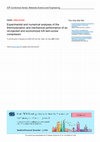 Research paper thumbnail of Experimental and numerical analyses of the thermodynamic and mechanical performance of an oil-injected and economized 4/6 twin-screw compressor