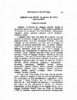 Research paper thumbnail of Apbasie et prolixite. La parole de I 'être marivaudien