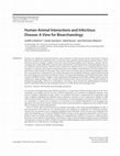 Research paper thumbnail of Human-Animal Interactions and Infectious Disease