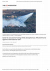 Research paper thumbnail of Israel is accused of using white phosphorous. Would this be against international law?