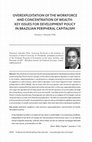 Research paper thumbnail of Overexploitation of the Workforce and Concentration of Wealth: Key Issues for Development Policy in Brazilian Peripheral Capitalism