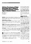 Research paper thumbnail of Lifetime Prevalence of Major Depression and Its Effect on Treatment Outcome in Obese Type II Diabetic Patients