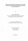 Research paper thumbnail of Reproductive performance of crossbred cattle developed for milk production in the semi arid tropics and the effect of feed supplementation [PhD Thesis]