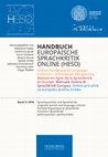 Research paper thumbnail of Handbuch Europäische Sprachkritik Online : Sprachnormierung und Sprachkritik