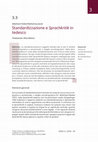 Research paper thumbnail of 3.3 Standardizzazione e Sprachkritik in tedesco