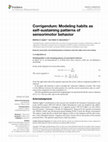 Research paper thumbnail of Corrigendum: Modeling habits as self-sustaining patterns of sensorimotor behavior