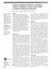 Research paper thumbnail of Exploring situational awareness in emergency medicine: developing a shared mental model to enhance training and assessment