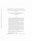 Research paper thumbnail of Double blind vs. open review: an evolutionary game logit-simulating the behavior of authors and reviewers