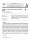 Research paper thumbnail of A model for a multi-size inland container transportation problem