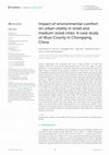 Research paper thumbnail of Impact of environmental comfort on urban vitality in small and medium-sized cities: A case study of Wuxi County in Chongqing, China