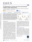 Research paper thumbnail of CO<sub>2</sub> Hydrogenation to Formate and Formic Acid by Bimetallic Palladium–Copper Hydride Clusters