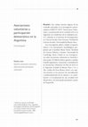 Research paper thumbnail of Asociaciones voluntarias y participación democrática en la Argentina