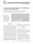 Research paper thumbnail of A Case of Unilateral Otologic Symptoms as Initial Manifestations of Granulomatosis With Polyangiitis