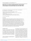 Research paper thumbnail of Risk factors of sexually transmitted infections among migrant and non-migrant sexual partnerships from rural South Africa