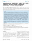 Research paper thumbnail of Implementing the Global Plan to Stop TB, 2011–2015 – Optimizing Allocations and the Global Fund’s Contribution: A Scenario Projections Study