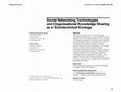 Research paper thumbnail of and Organizational Knowledge Sharing as a Sociotechnical Ecology