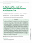 Research paper thumbnail of Indication of the State of Peatland Ecosystems in Bosnia and Herzegovina