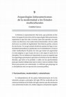 Research paper thumbnail of Arqueologías latinoamericanas: de la modernidad lós Estados multiculturales