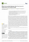 Research paper thumbnail of Shrub cover and soil moisture affect Taxus baccata L. regeneration at its southern range