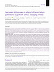 Research paper thumbnail of Sex‐based differences in referral of heart failure patients to outpatient clinics: a scoping review