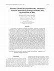 Research paper thumbnail of Neonatal chemical sympathectomy attenuates fructose-induced hypertriglyceridemia and hypertension in rats