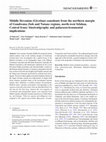 Research paper thumbnail of Middle Devonian (Givetian) conodonts from the northern margin of Gondwana (Soh and Natanz regions, north-west Isfahan, Central Iran): biostratigraphy and palaeoenvironmental implications