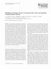 Research paper thumbnail of Distribution of Inorganic Mercury in Sacramento River Water and Suspended Colloidal Sediment Material