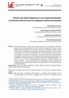 Research paper thumbnail of História das ideias linguísticas e sua institucionalização: um primeiro percurso em um programa coletivo de pesquisa