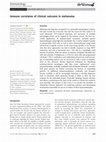 Research paper thumbnail of Immune correlates of clinical outcome in melanoma