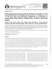 Research paper thumbnail of Cytomegalovirus Seropositivity Predicts a Decline in the T Cell But Not the Antibody Response to Influenza in Vaccinated Older Adults Independent of Type 2 Diabetes Status