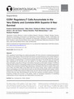 Research paper thumbnail of CCR4+ Regulatory T Cells Accumulate in the Very Elderly and Correlate With Superior 8-Year Survival