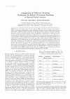 Research paper thumbnail of Comparison of Different Modeling Techniques for Robust Prototype Matching of Speech Pitch-Contours